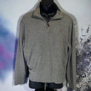Polo by Ralph Lauren Pullover Sweater, Solid Gray, Large (P112223-2)